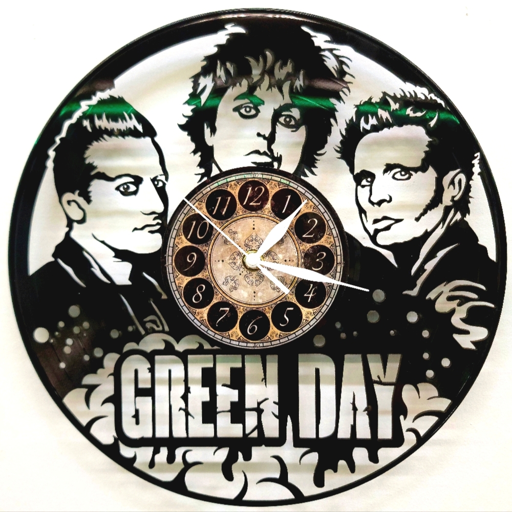 GREEN DAY greenday vinyl record clock